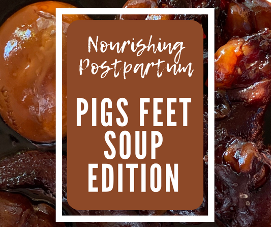 Nourishing Postpartum Cookbook: Pig's Feet Soup Edition (pdf)